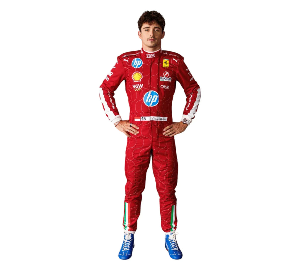 2025 Scuderia Ferrari HP Charles Leclerc Monza  F1 Racing Suit