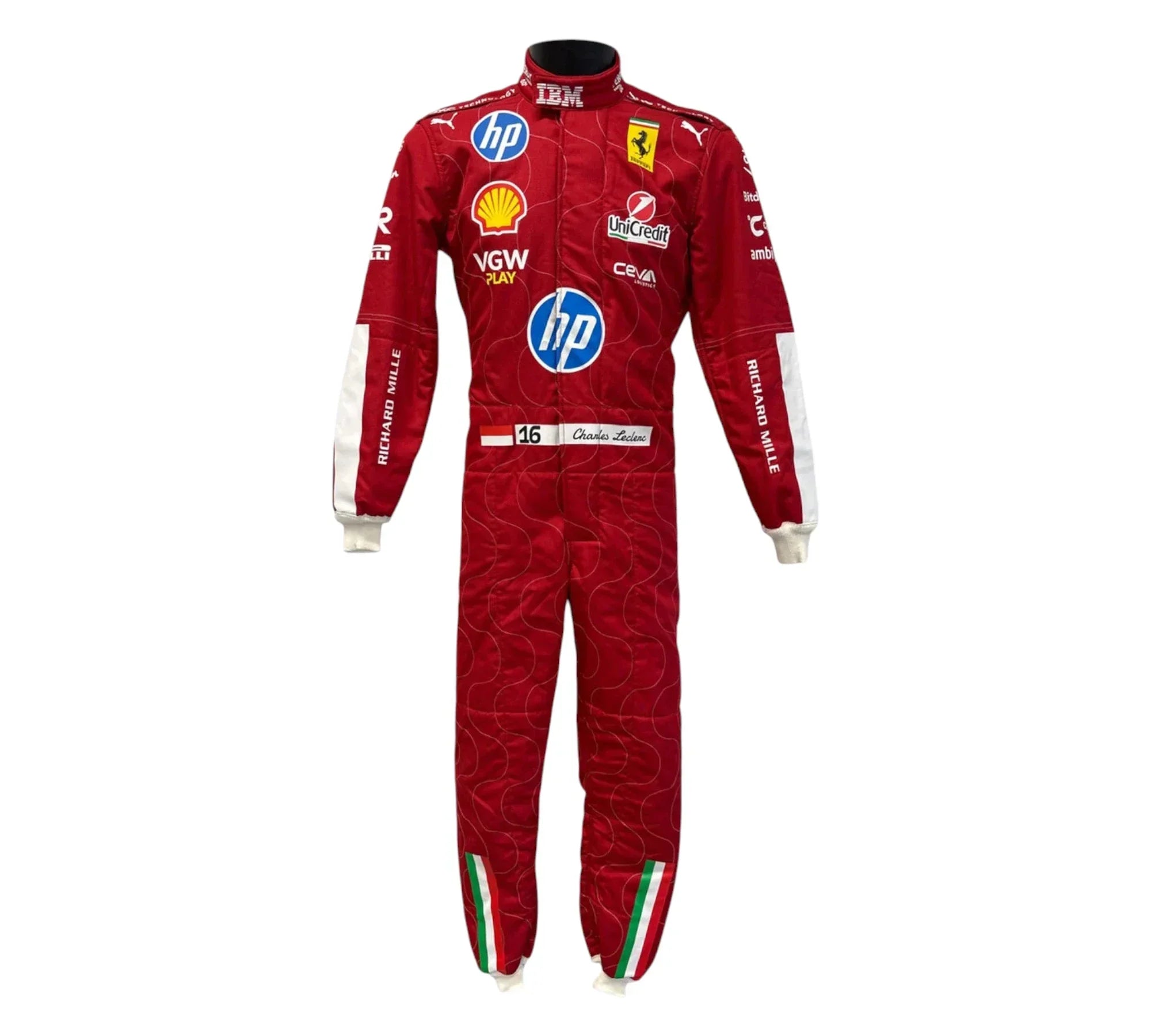 2025 Scuderia Ferrari HP Charles Leclerc Monza  F1 Racing Suit