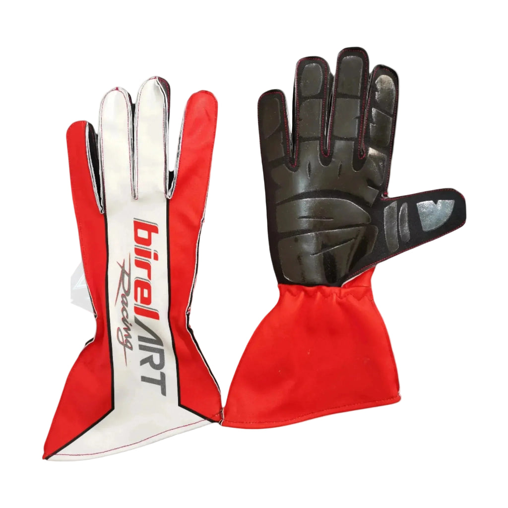 Birel ART Racing Gloves Red White Black