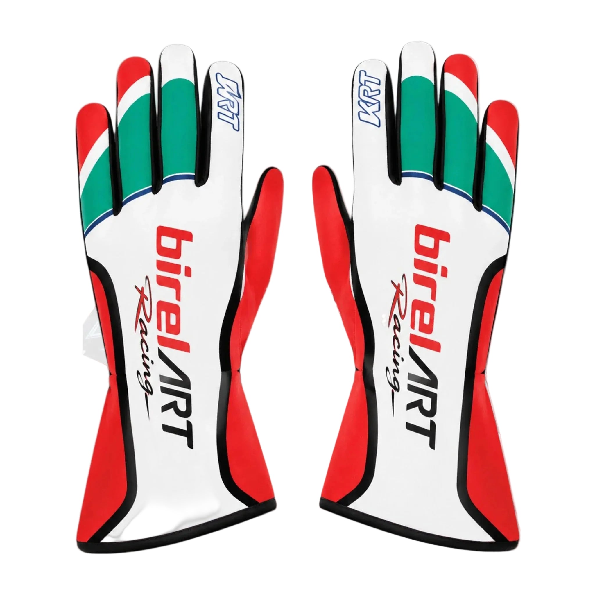 Birel ART Racing Gloves White Red Black