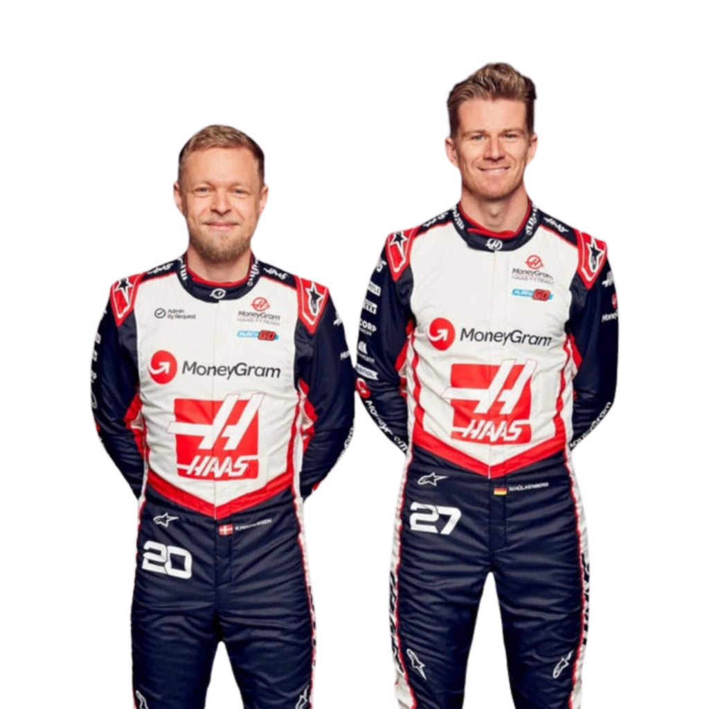 F1 Racing Costume Worn by Kevin Magnussen & Nico Hulkenberg – 2024 Miami Grand Prix