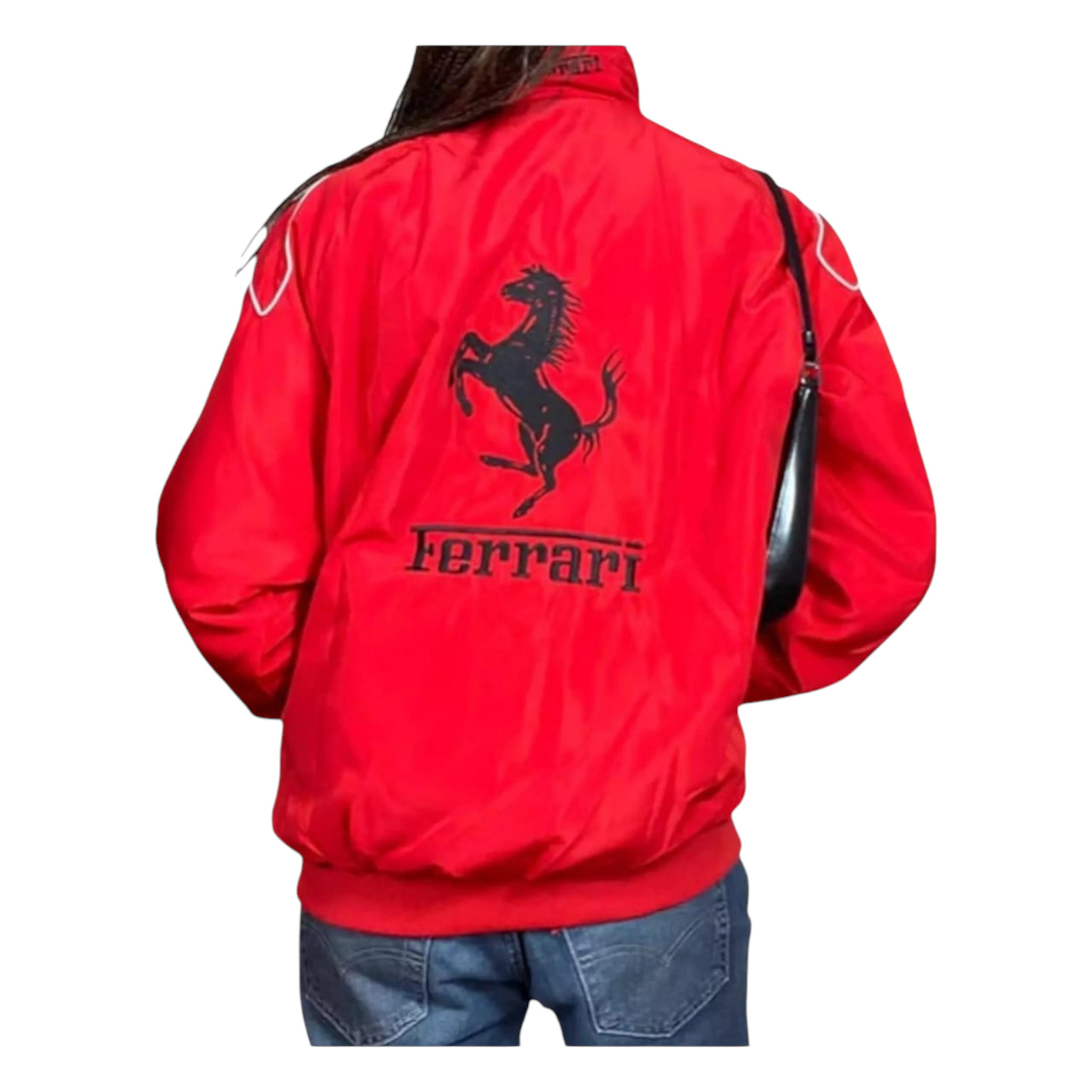 Ferrari Vintage  Bomber Embroidry  Jacket