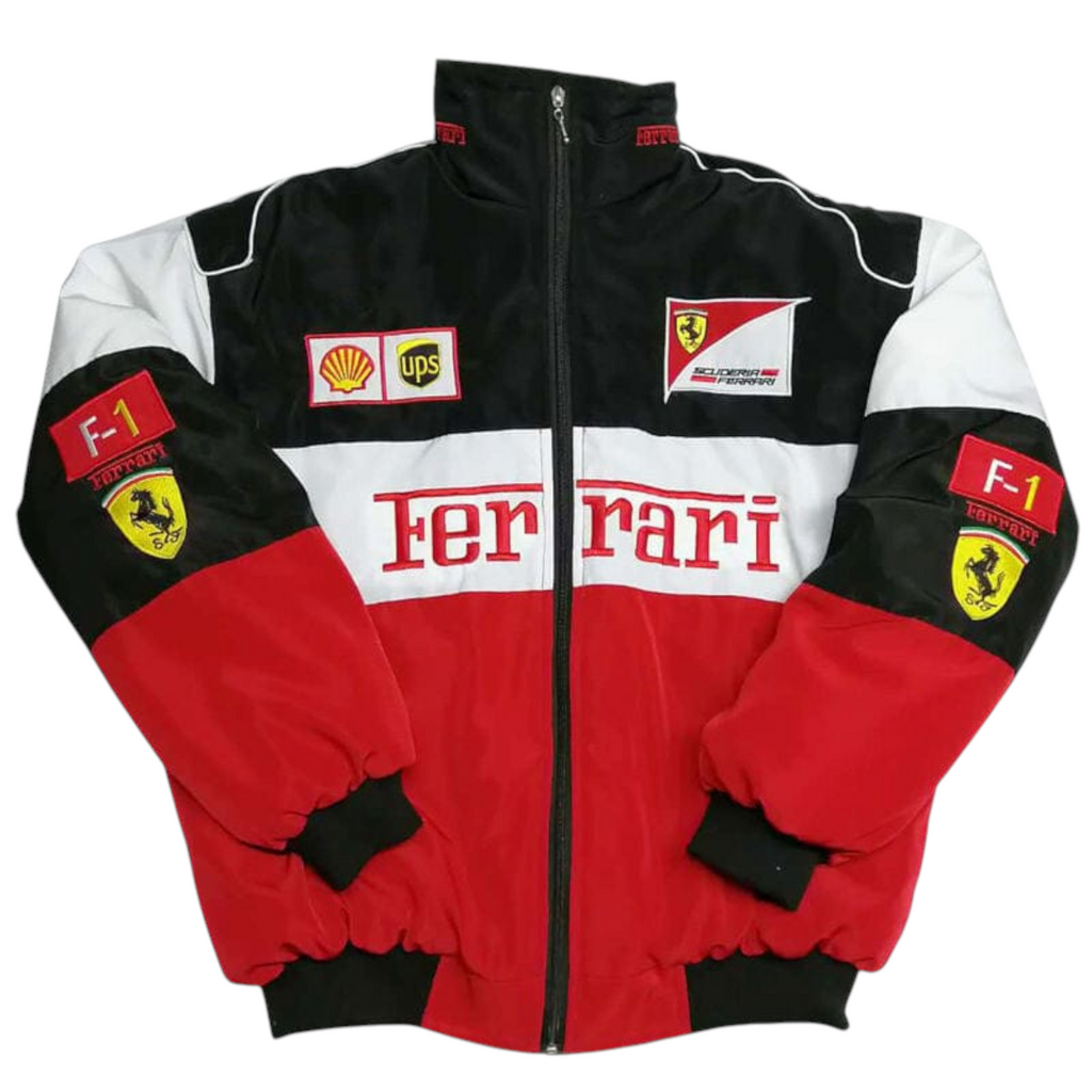 Ferrari Vintage F1 Jacket White