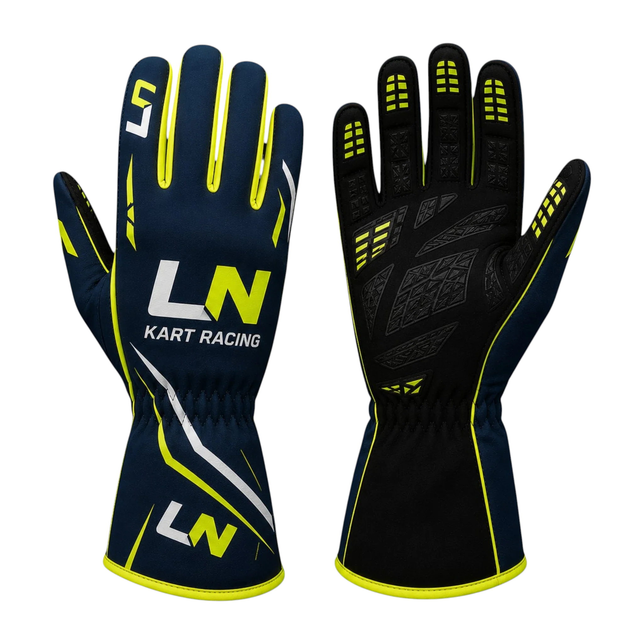 LN Neon Kart Racing Gloves