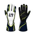 LN Phantom White Kart Racing Gloves