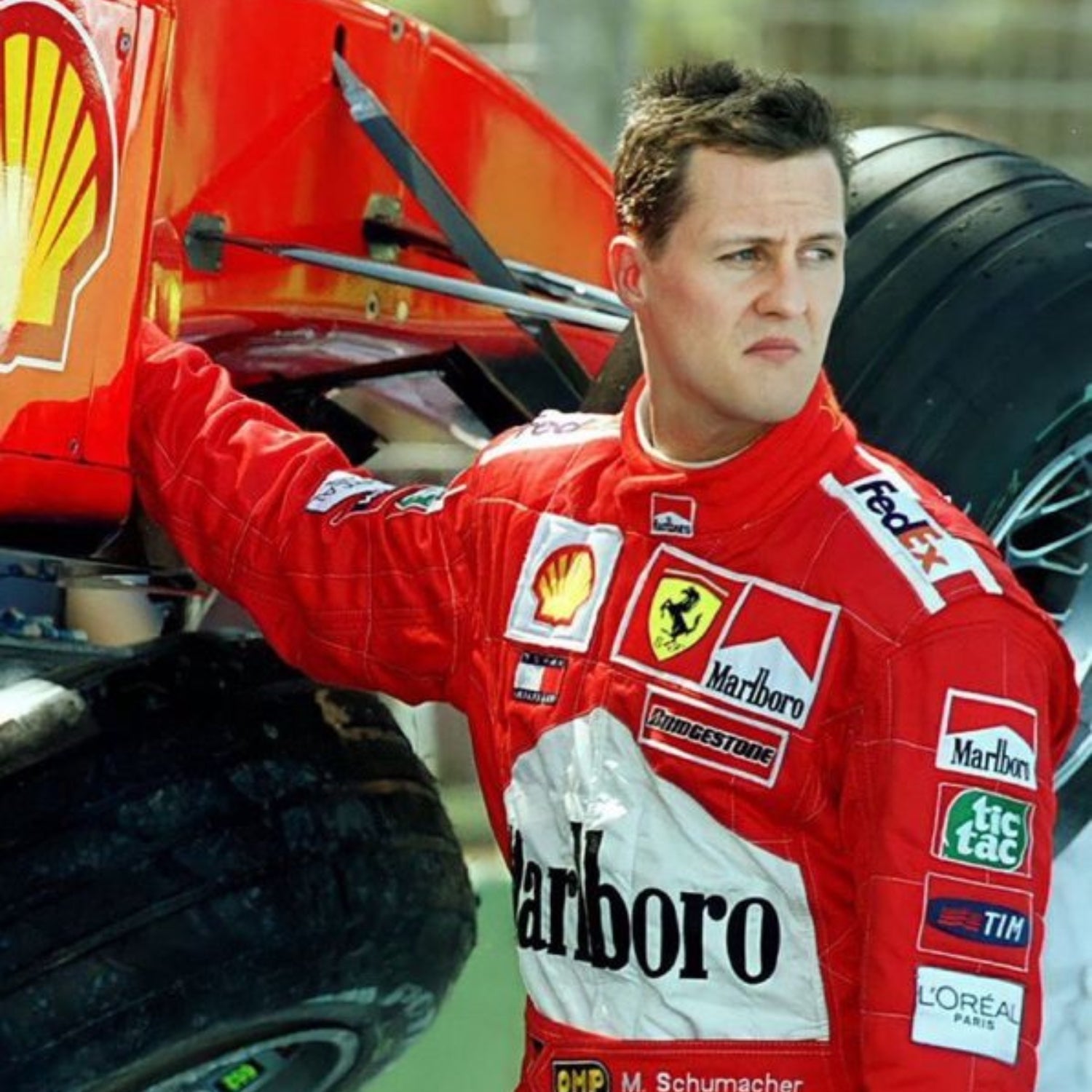 Michael Schumacher 2002 Racing Suit F1 Ferrari