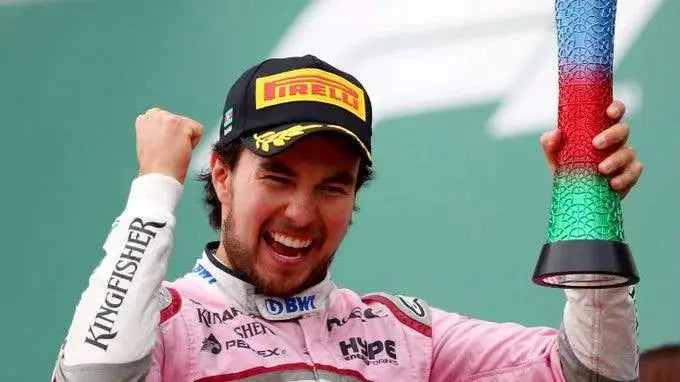 SERGIO PEREZ 2018 RACE SUIT SAHARA FORCE INDIA F1 TEAM