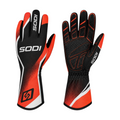 SODI Black Red Kart Racing Gloves