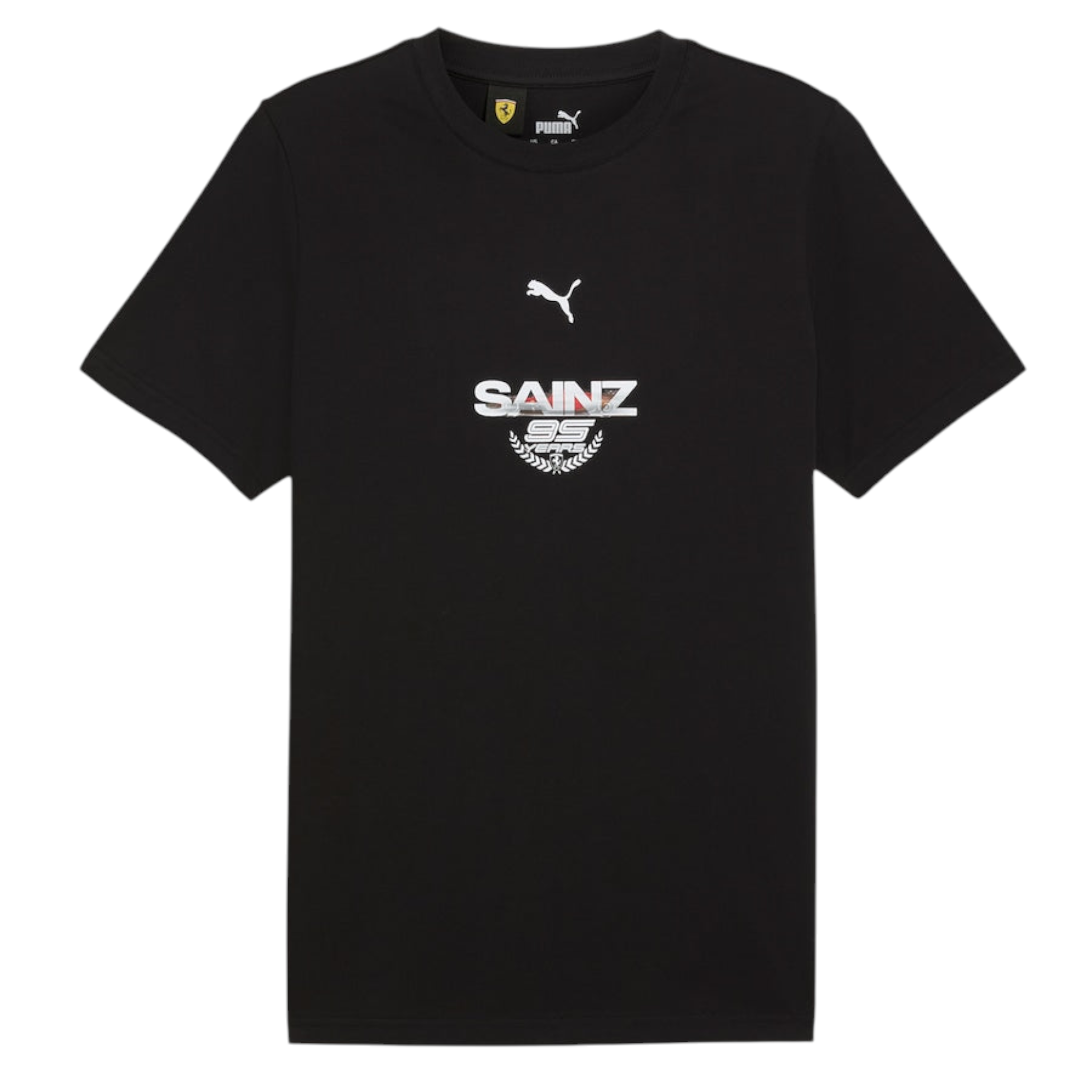 Scuderia Ferrari Puma Carlos Sainz Driver T-Shirt – Black