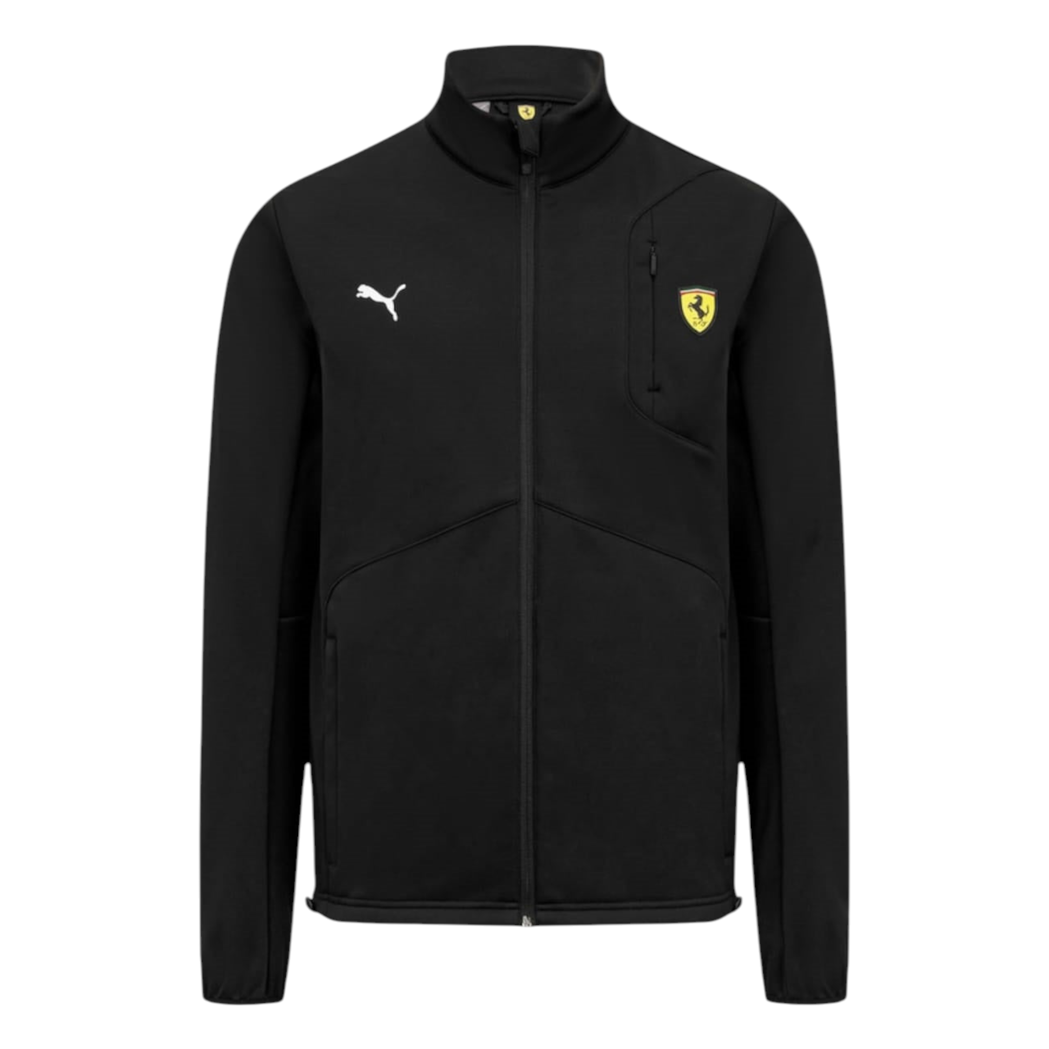 Scuderia Ferrari Puma Soft shell Embroidry Jacket - Black