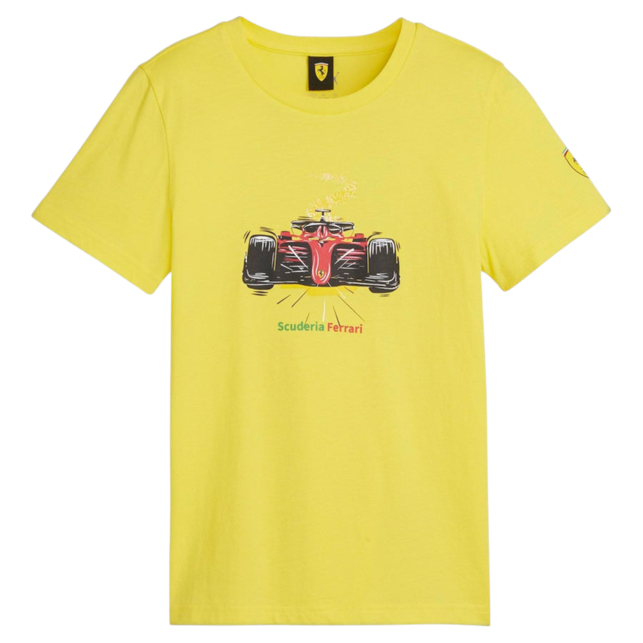 Scuderia Ferrari Race Graphic T-Shirt by Puma – Yellow