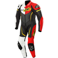Youth GP Plus 1-Piece Leather Suit Black